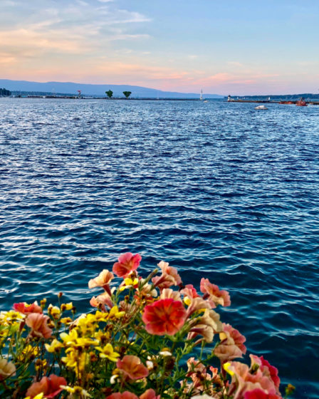 Lago Leman, Ginebra, Suiza.